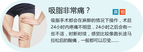 吸脂非常痛?